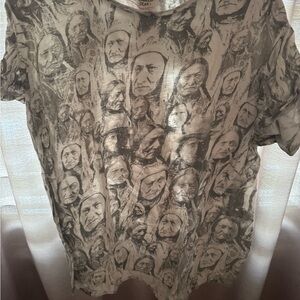 Magnolia Pearl Graphic Tee - Black and White